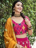 Rani Pink Silk Lehenga Choli